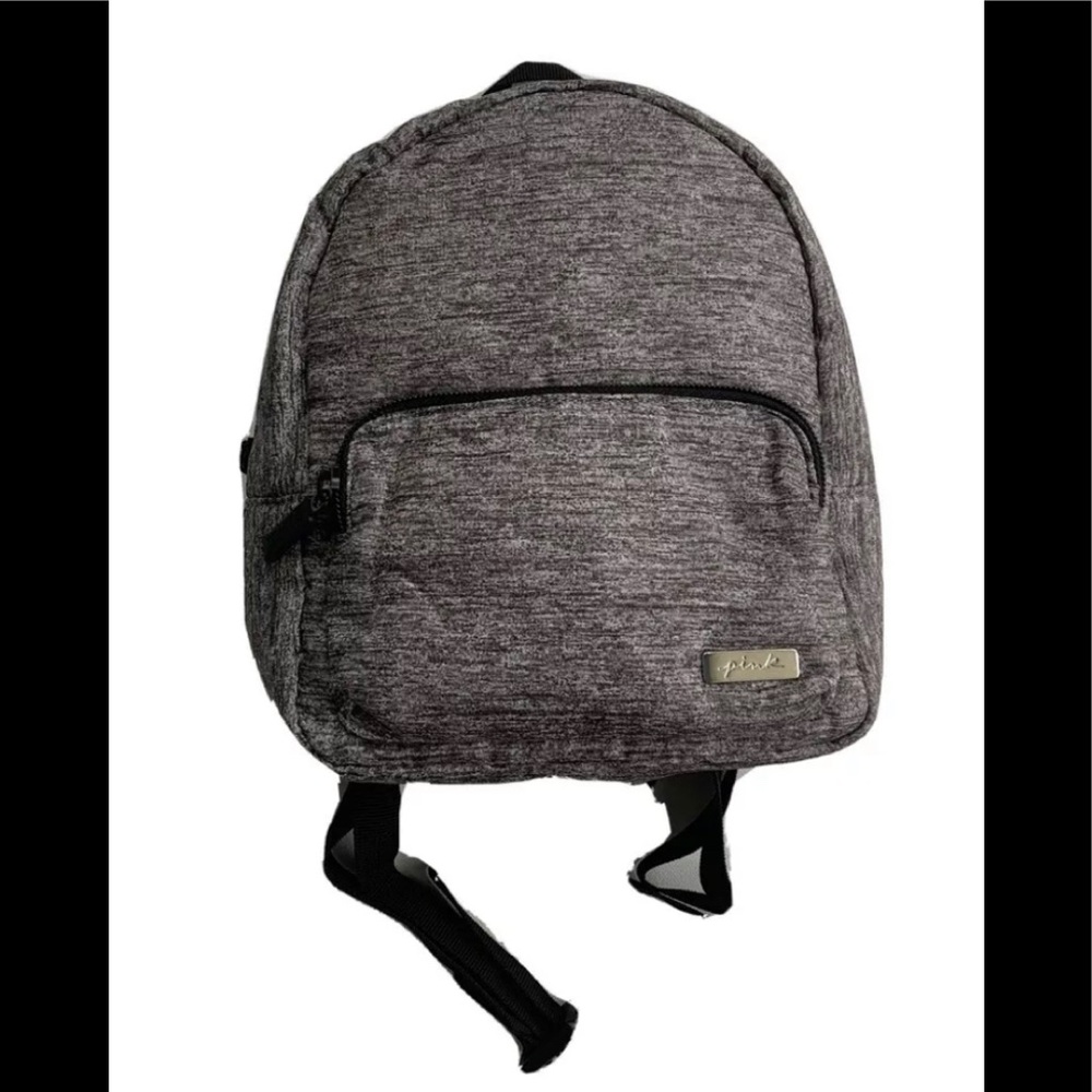 Victoria's Secret Pink Mini Backpack Marble Gray NWT